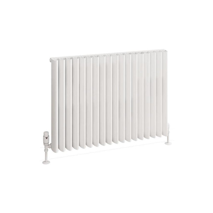Eastbrook Witney Horizontal Aluminium Designer Radiator - Matt White