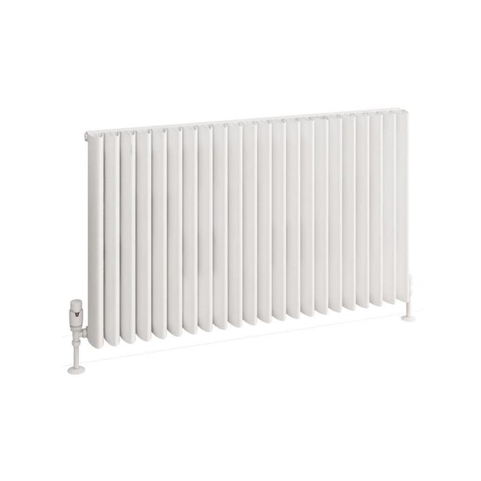 Eastbrook Witney Horizontal Aluminium Designer Radiator - Matt White