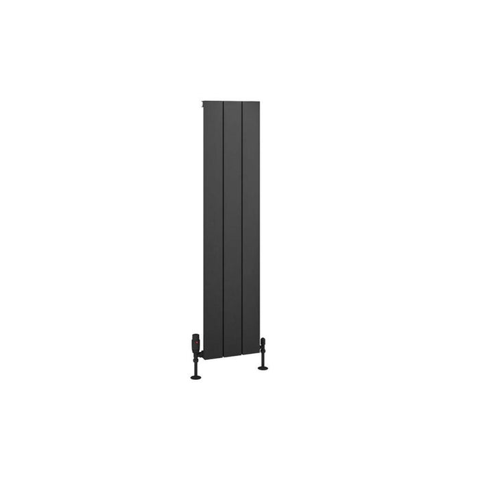 Eastbrook Charlton Aluminium Vertical Designer Radiator - Matt Anthracite