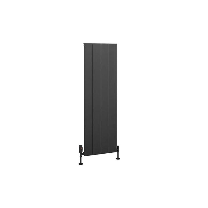 Eastbrook Charlton Aluminium Vertical Designer Radiator - Matt Anthracite