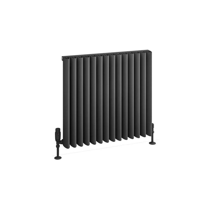 Eastbrook Witney Horizontal Aluminium Designer Radiator - Matt Anthracite