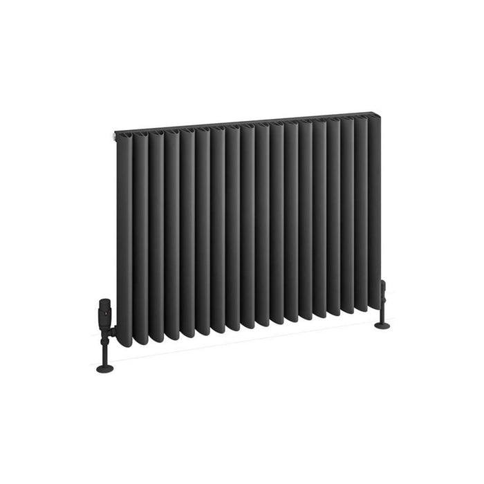 Eastbrook Witney Horizontal Aluminium Designer Radiator - Matt Anthracite