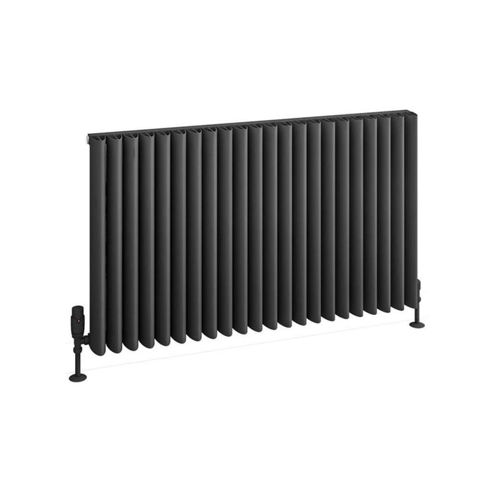 Eastbrook Witney Horizontal Aluminium Designer Radiator - Matt Anthracite