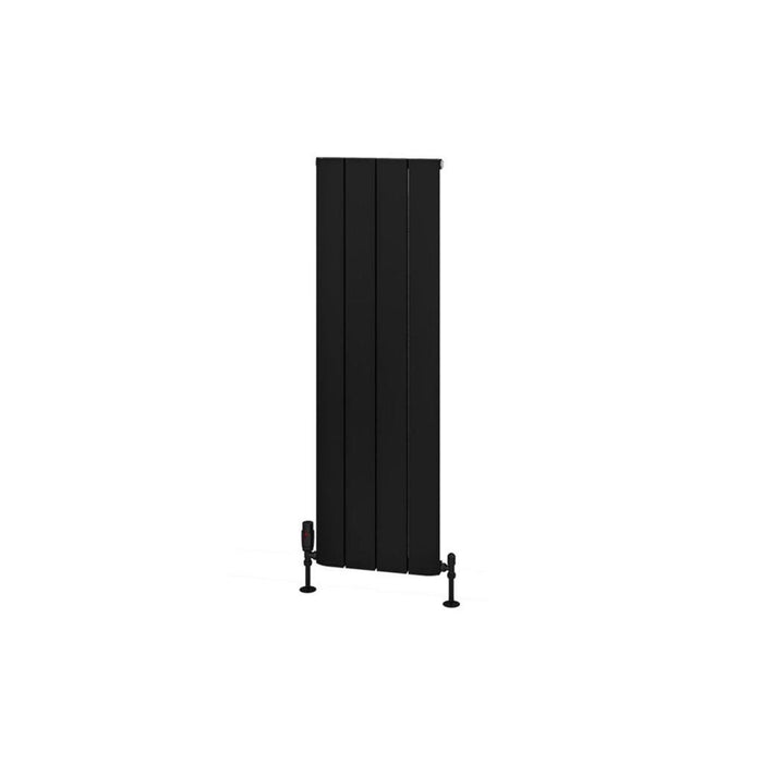 Eastbrook Withington Aluminium Vertical Designer Radiator - Matt Black