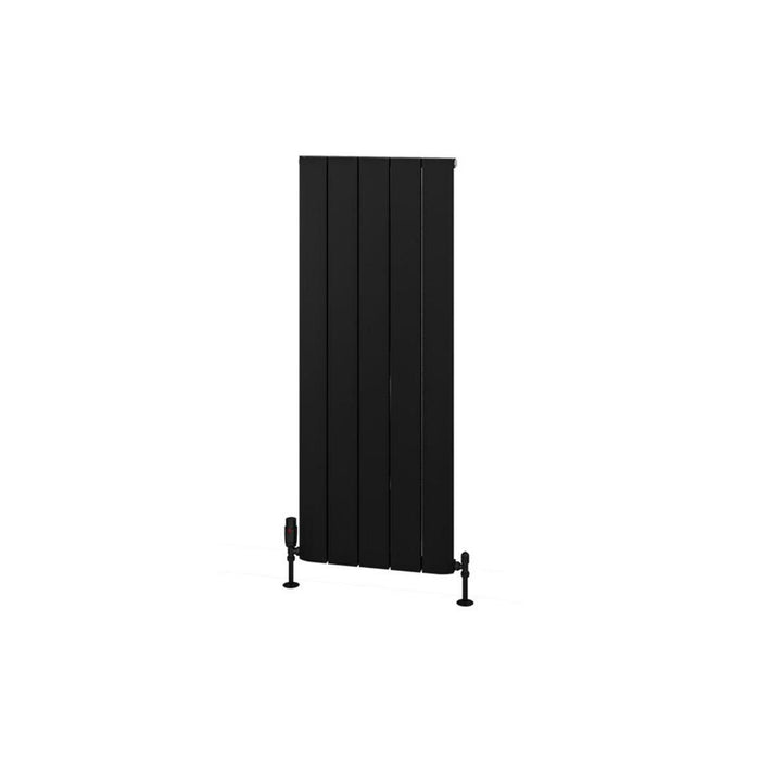 Eastbrook Withington Aluminium Vertical Designer Radiator - Matt Black