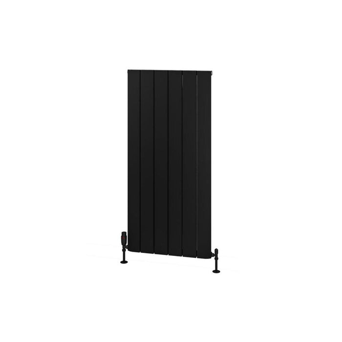 Eastbrook Withington Aluminium Vertical Designer Radiator - Matt Black