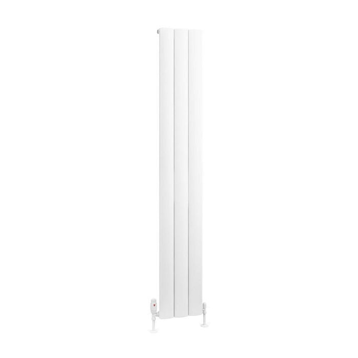 Eastbrook Tordino Aluminium Vertical Radiator - Matt White