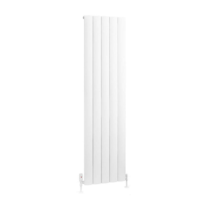 Eastbrook Tordino Aluminium Vertical Radiator - Matt White