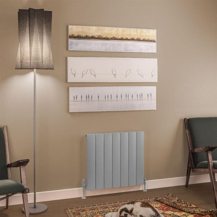 Eastbrook Tordino Aluminium Horizontal Radiator - Matt Grey