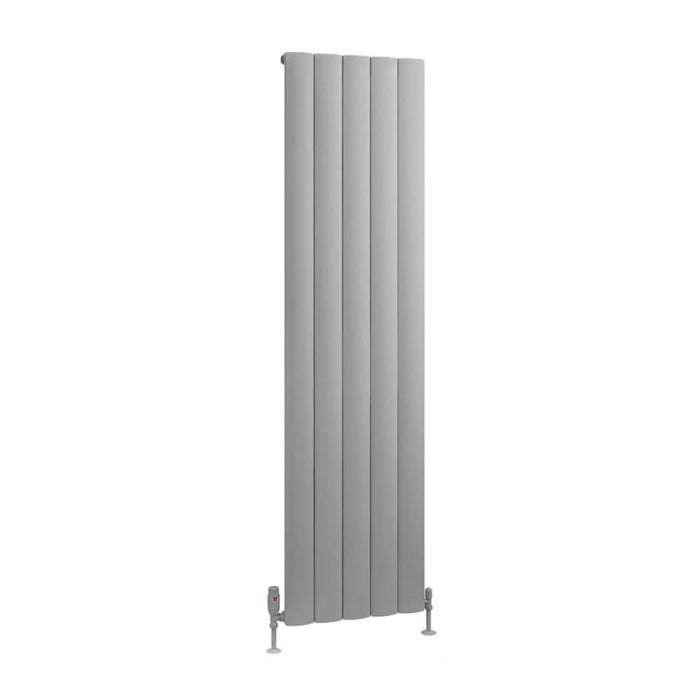 Eastbrook Tordino Aluminium Vertical Radiator - Matt Grey
