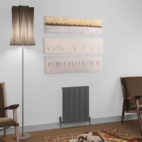 Eastbrook Tordino Aluminium Vertical Radiator - Matt Anthracite