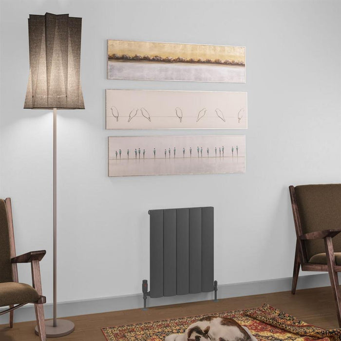 Eastbrook Tordino Aluminium Vertical Radiator - Matt Anthracite