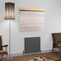Eastbrook Tordino Aluminium Horizontal Radiator - Matt Anthracite