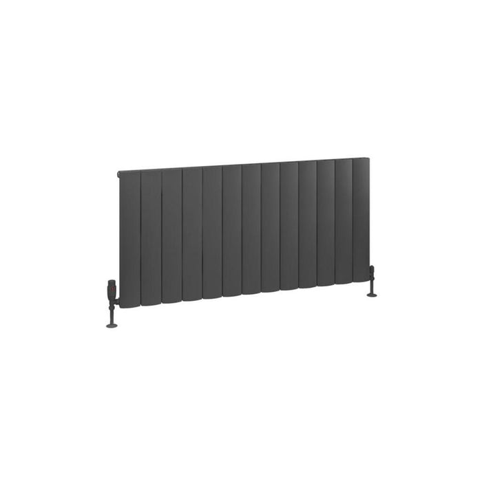 Eastbrook Tordino Aluminium Horizontal Radiator - Matt Anthracite