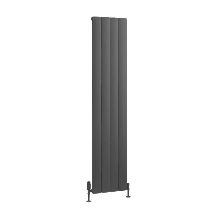 Eastbrook Tordino Aluminium Vertical Radiator - Matt Anthracite
