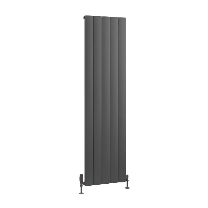Eastbrook Tordino Aluminium Vertical Radiator - Matt Anthracite