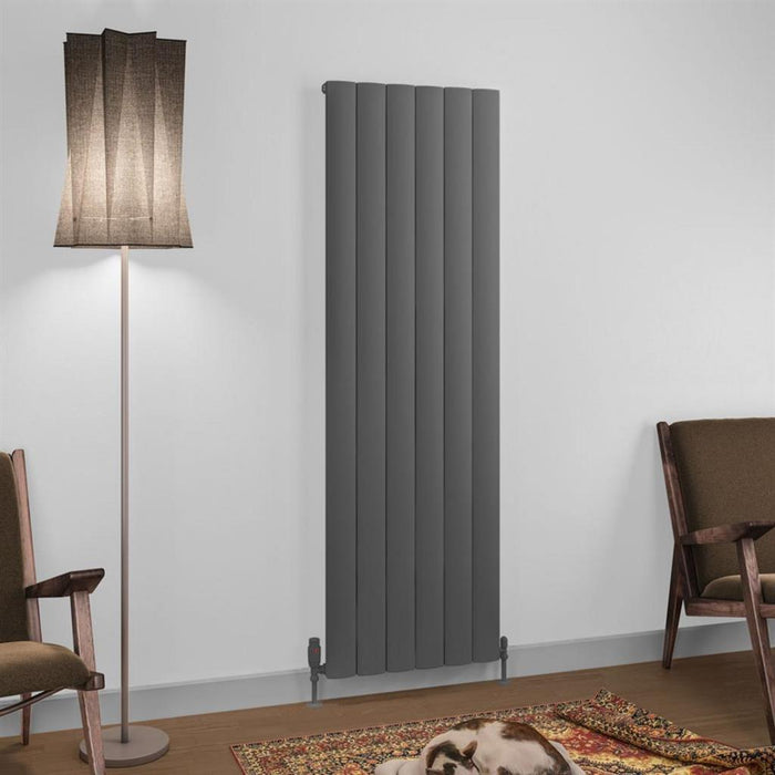 Eastbrook Tordino Aluminium Vertical Radiator - Matt Anthracite