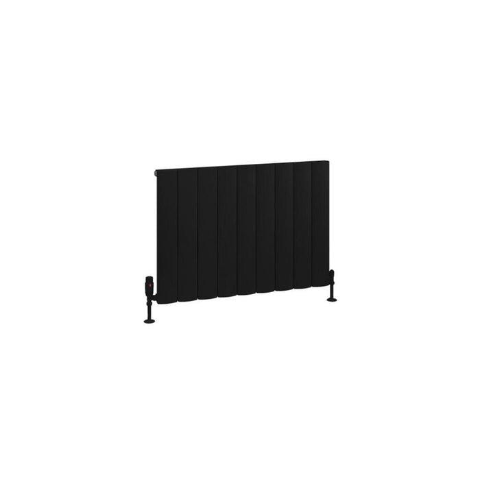Eastbrook Tordino Aluminium Horizontal Radiator - Matt Black