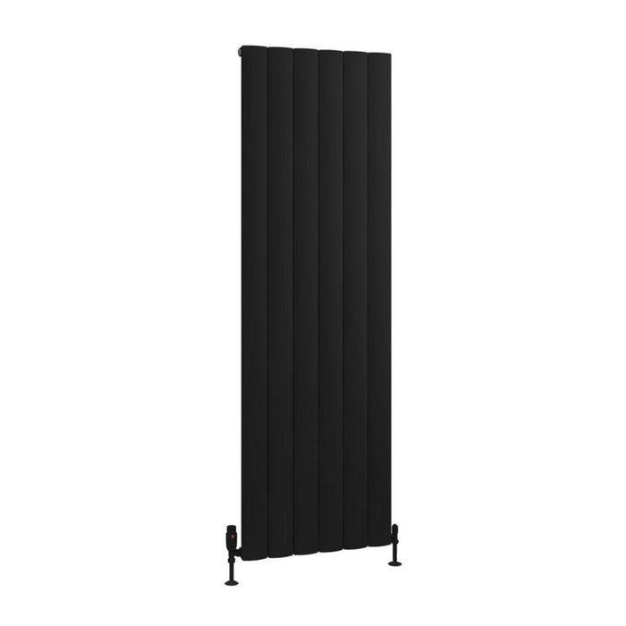 Eastbrook Tordino Aluminium Vertical Radiator - Matt Black