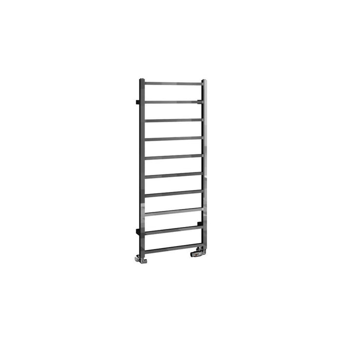 Eastbrook Tuscan Vertical Square Straight Heated Towel Rail - Chrome