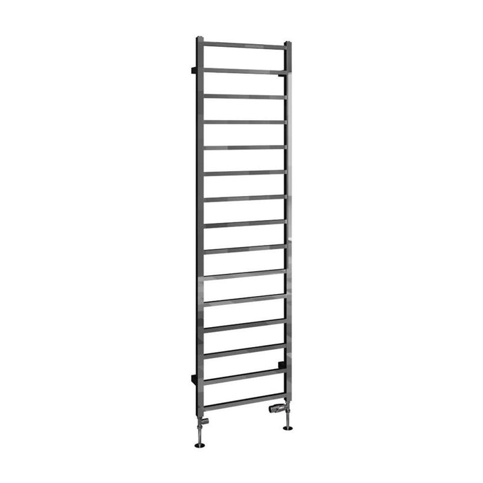 Eastbrook Tuscan Vertical Square Straight Heated Towel Rail - Chrome