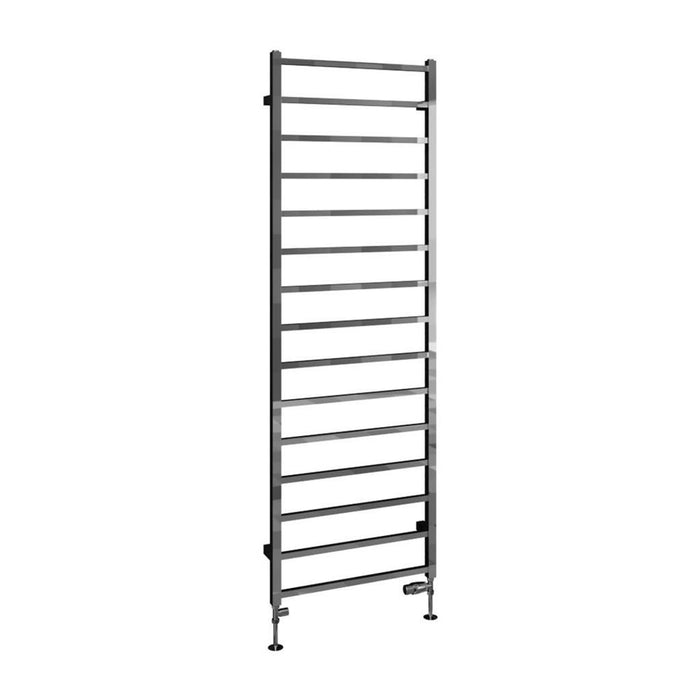 Eastbrook Tuscan Vertical Square Straight Heated Towel Rail - Chrome