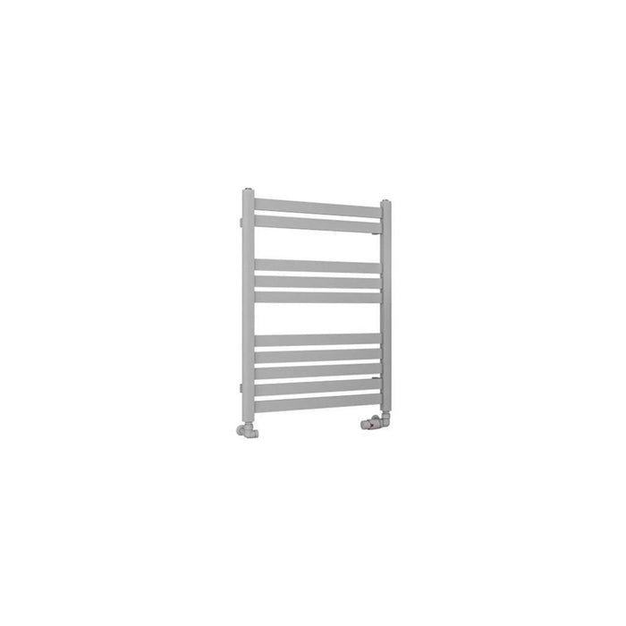 Eastbrook Defford Vertical Designer Straight Heated Towel Rail - Matt Grey