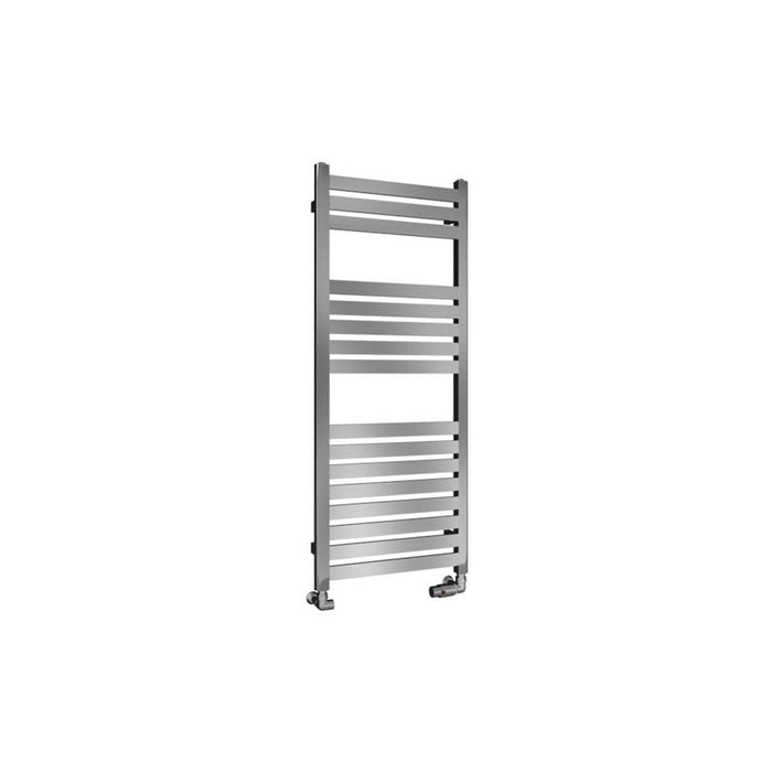 Eastbrook Defford Vertical Designer Straight Heated Towel Rail - Chrome