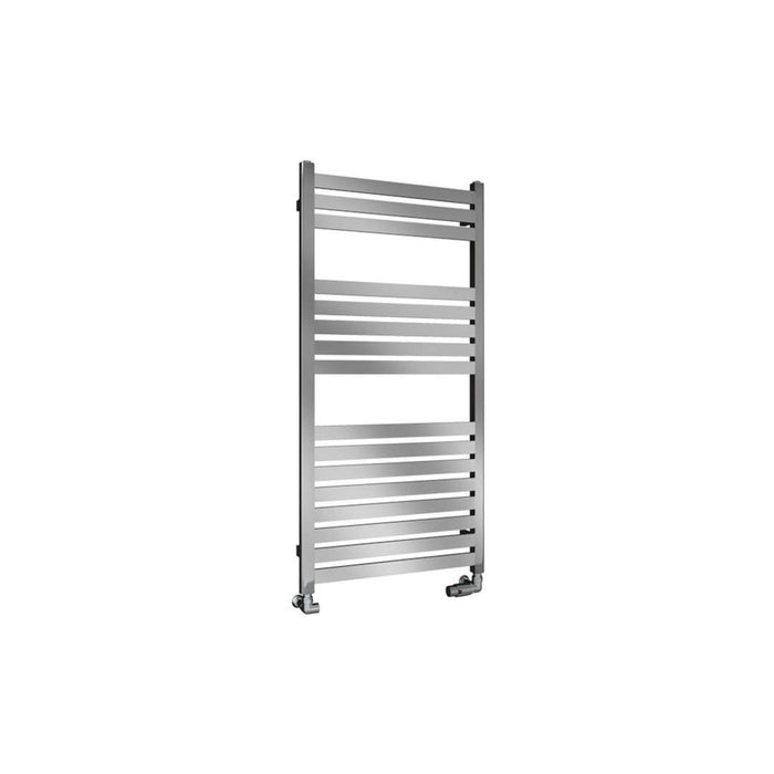 Eastbrook Defford Vertical Designer Straight Heated Towel Rail - Chrome