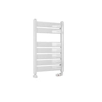 Eastbrook Santero Vertical Designer Heated Towel Rail - Gloss White