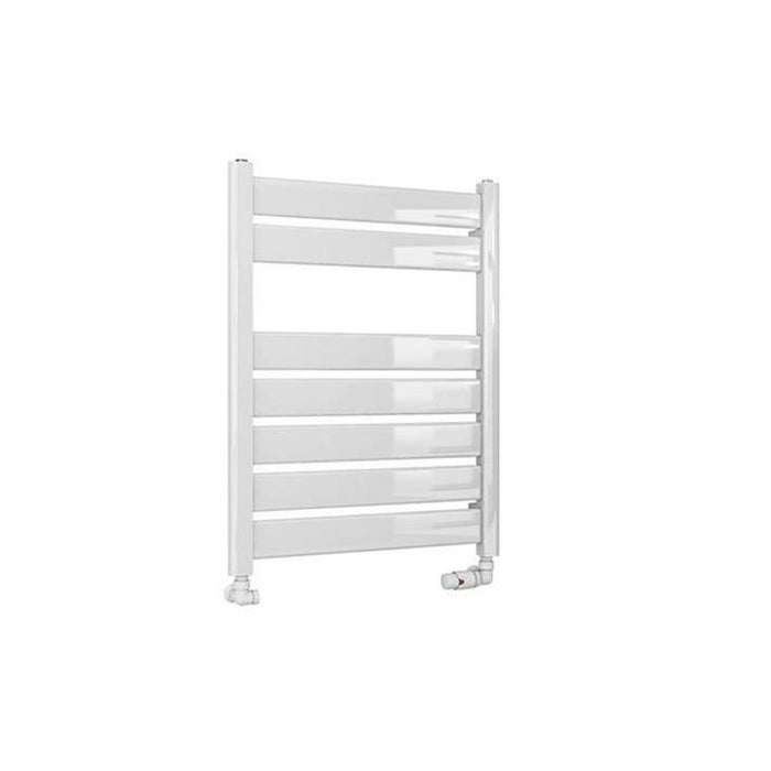 Eastbrook Santero Vertical Designer Heated Towel Rail - Gloss White