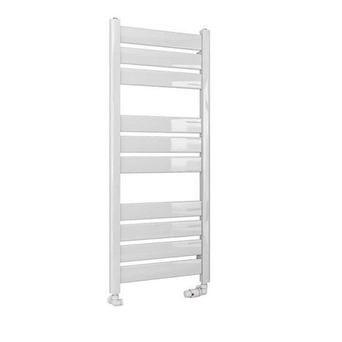 Eastbrook Santero Vertical Designer Heated Towel Rail - Gloss White