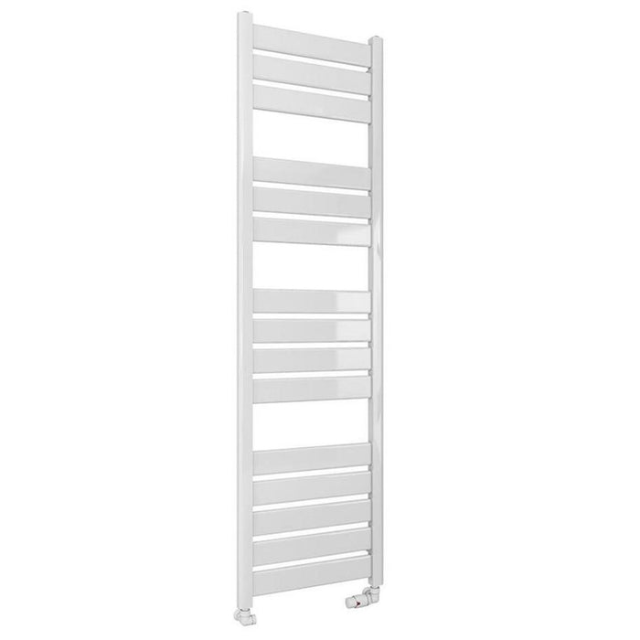 Eastbrook Santero Vertical Designer Heated Towel Rail - Gloss White