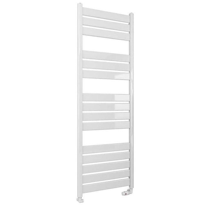 Eastbrook Santero Vertical Designer Heated Towel Rail - Gloss White