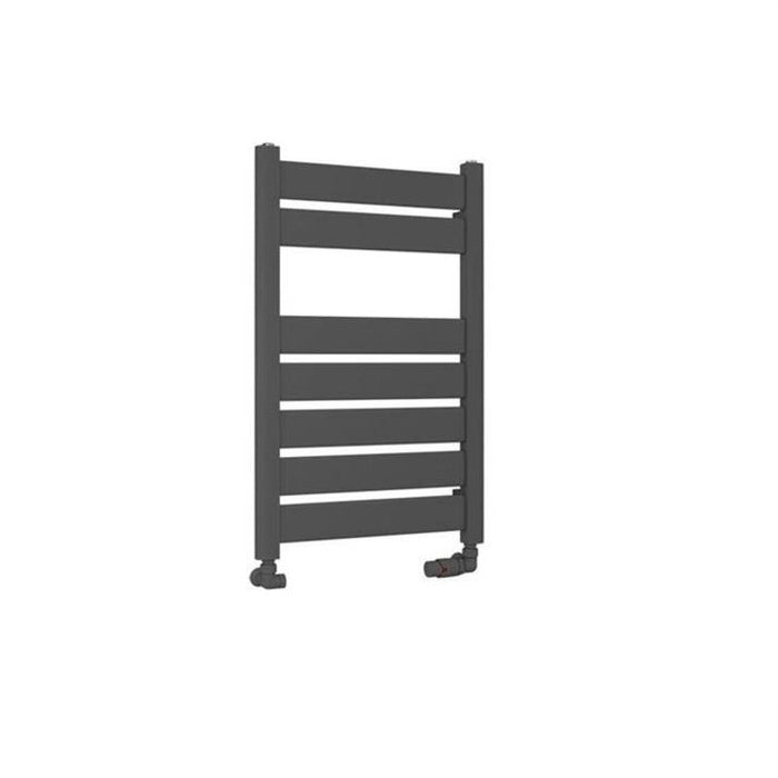 Eastbrook Santero Vertical Designer Heated Towel Rail - Matt Anthracite