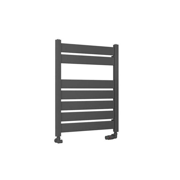Eastbrook Santero Vertical Designer Heated Towel Rail - Matt Anthracite