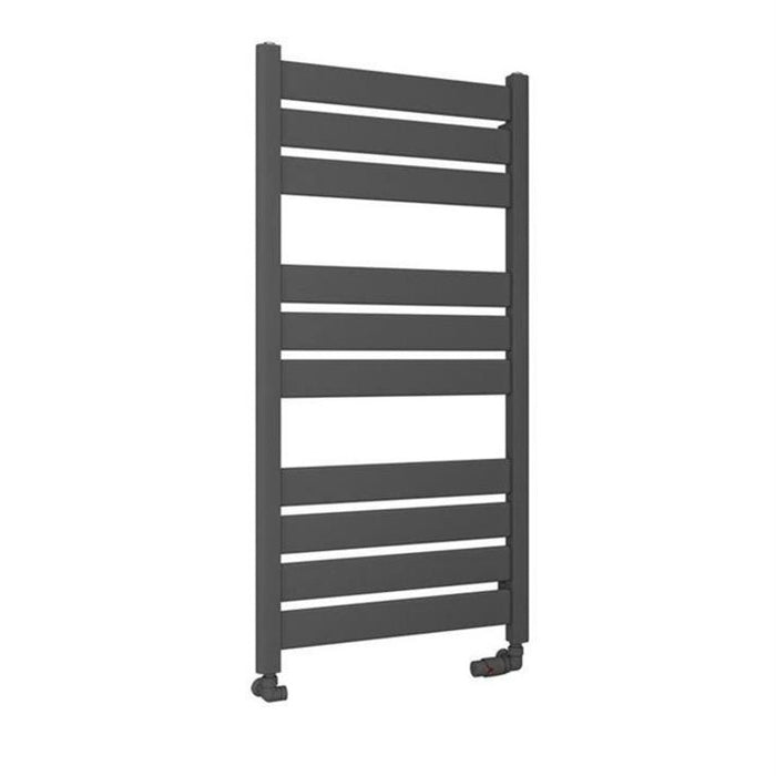 Eastbrook Santero Vertical Designer Heated Towel Rail - Matt Anthracite