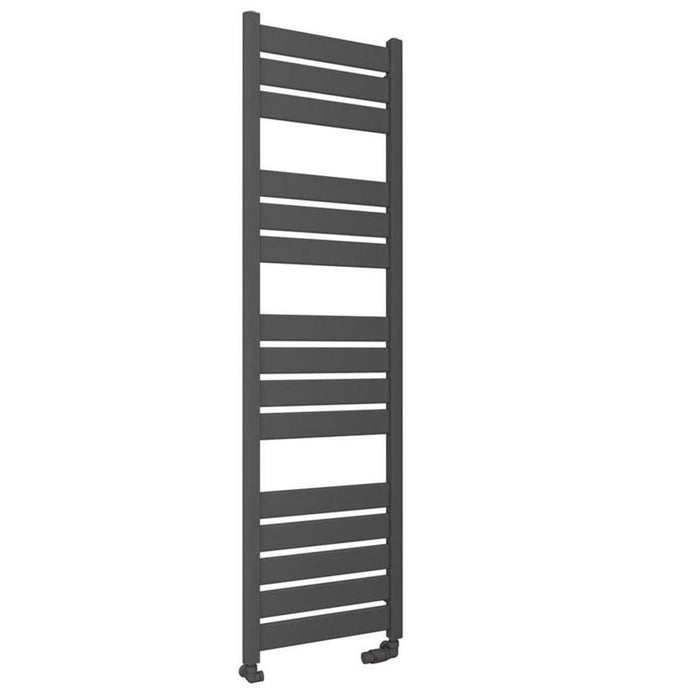 Eastbrook Santero Vertical Designer Heated Towel Rail - Matt Anthracite