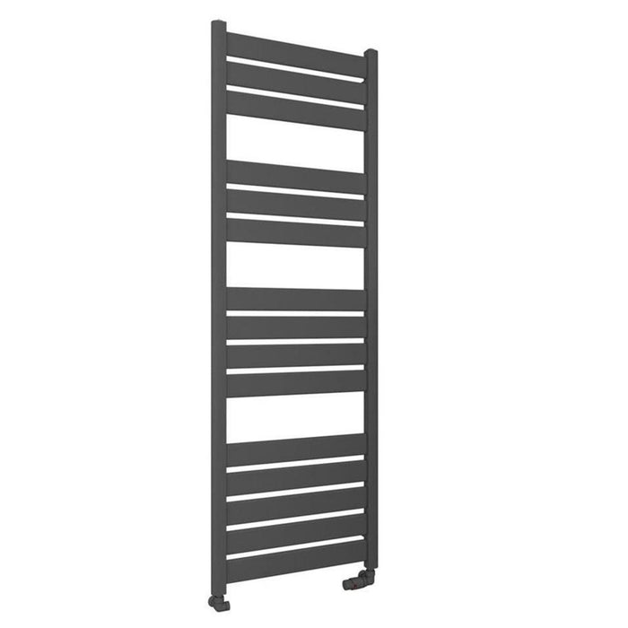 Eastbrook Santero Vertical Designer Heated Towel Rail - Matt Anthracite