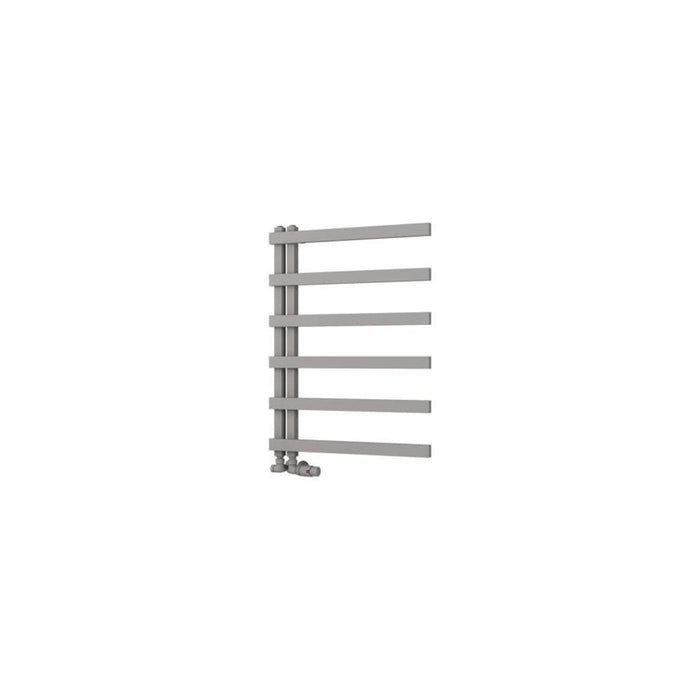 Eastbrook Platani Vertical Designer Straight Heated Towel Rail - Matt Grey