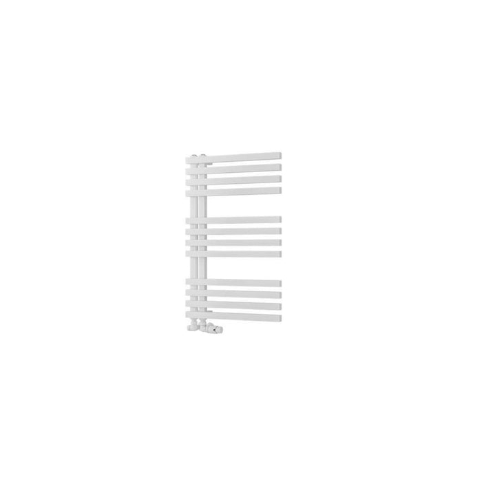 Eastbrook Reinbach Vertical Designer Straight Heated Towel Rail - Matt White