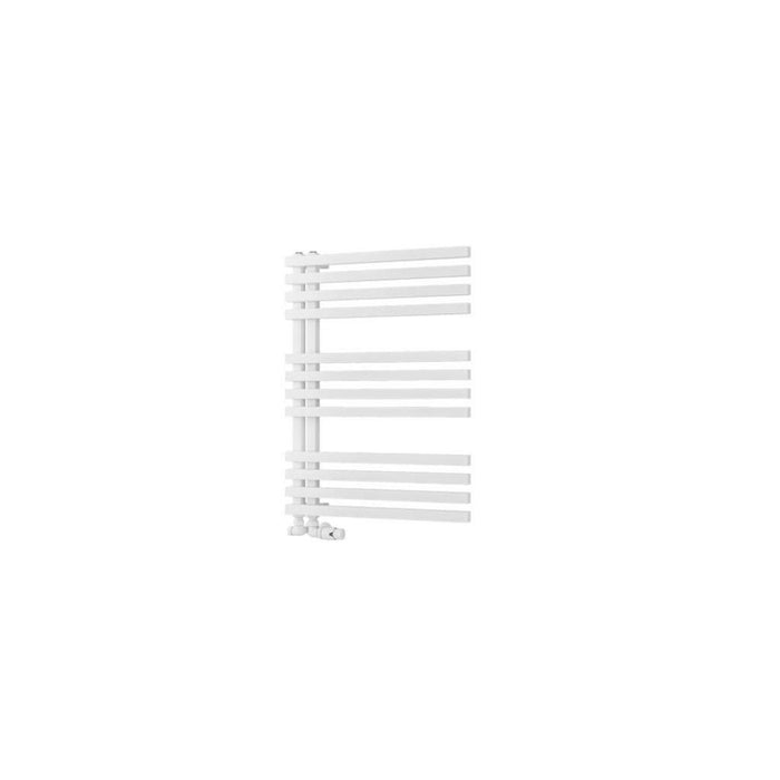 Eastbrook Reinbach Vertical Designer Straight Heated Towel Rail - Matt White