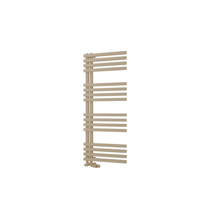 Eastbrook Reinbach Vertical Designer Straight Heated Towel Rail - Matt Cappuccino