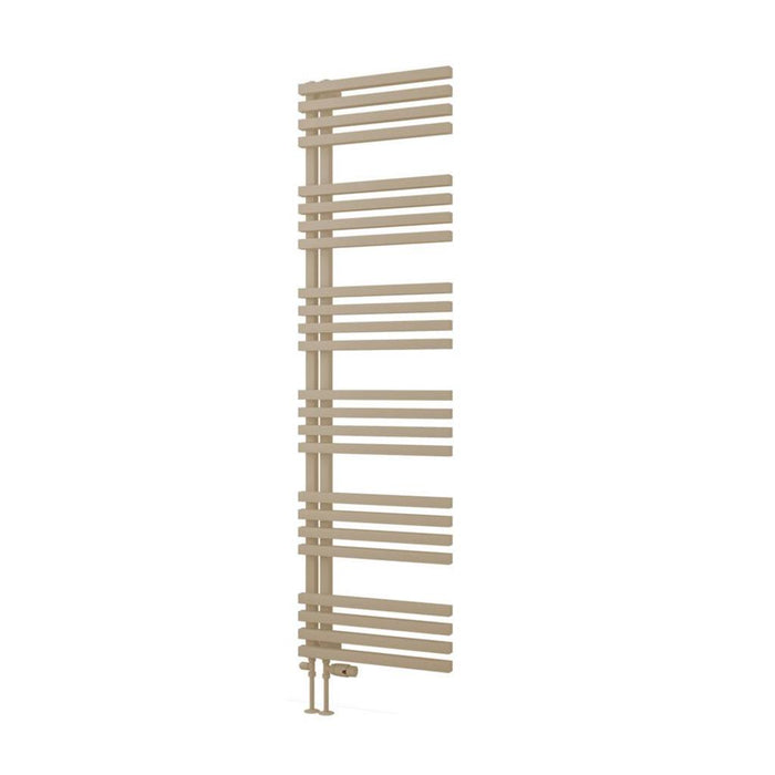 Eastbrook Reinbach Vertical Designer Straight Heated Towel Rail - Matt Cappuccino