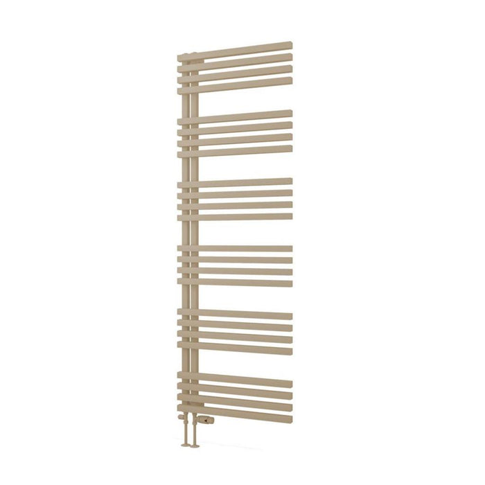 Eastbrook Reinbach Vertical Designer Straight Heated Towel Rail - Matt Cappuccino