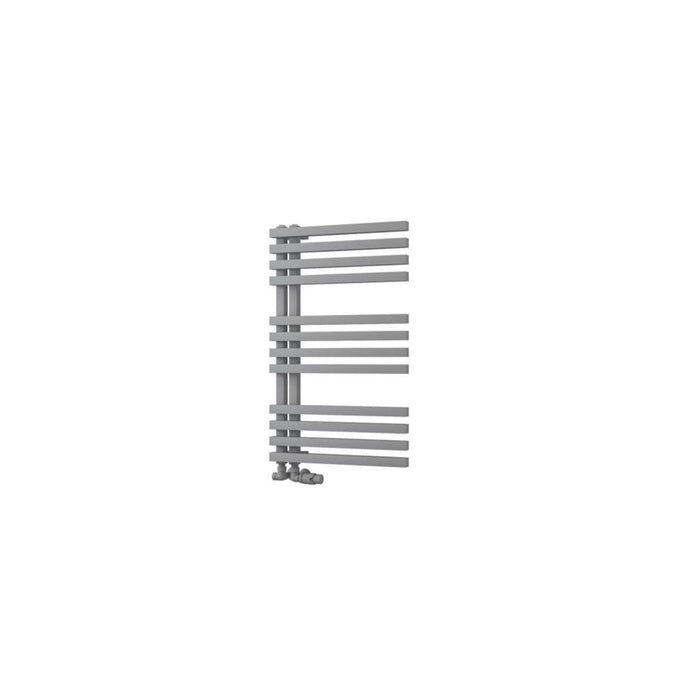 Eastbrook Reinbach Vertical Designer Straight Heated Towel Rail - Matt Grey