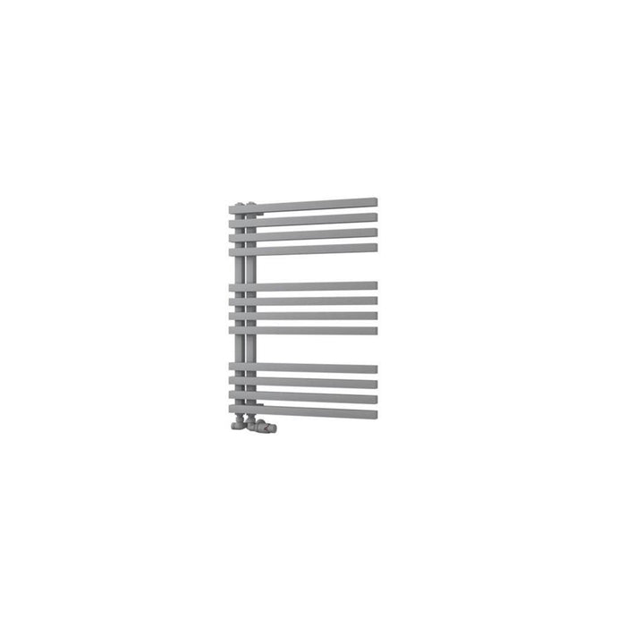 Eastbrook Reinbach Vertical Designer Straight Heated Towel Rail - Matt Grey