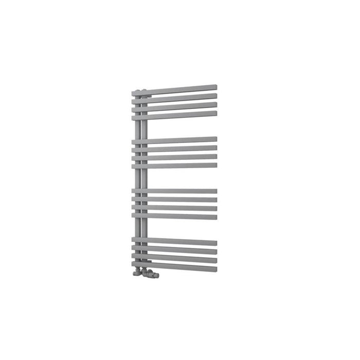 Eastbrook Reinbach Vertical Designer Straight Heated Towel Rail - Matt Grey