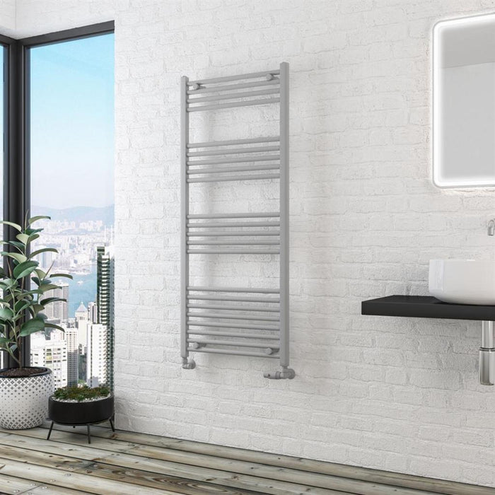 Eastbrook Wingrave Straight Heated Towel Rail - Matt Grey