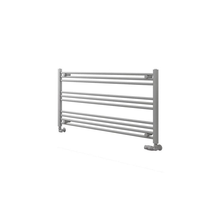 Eastbrook Wingrave Straight Heated Towel Rail - Matt Grey